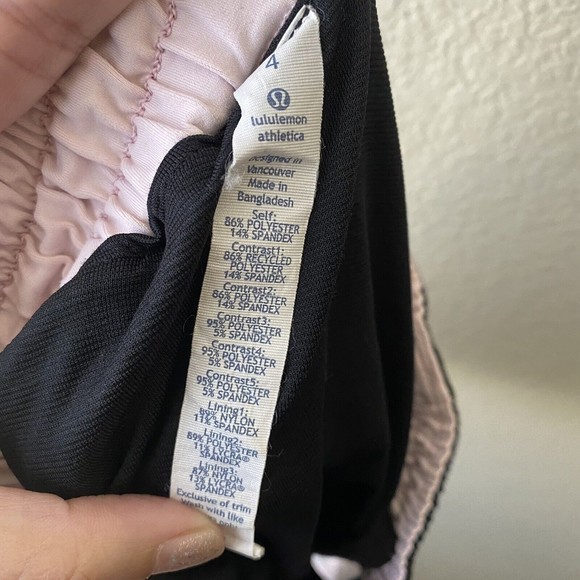 Lululemon Athletica Womens Shorts Sz 4 Pull On Workout Running Active Multicolor - Picture 8 of 8